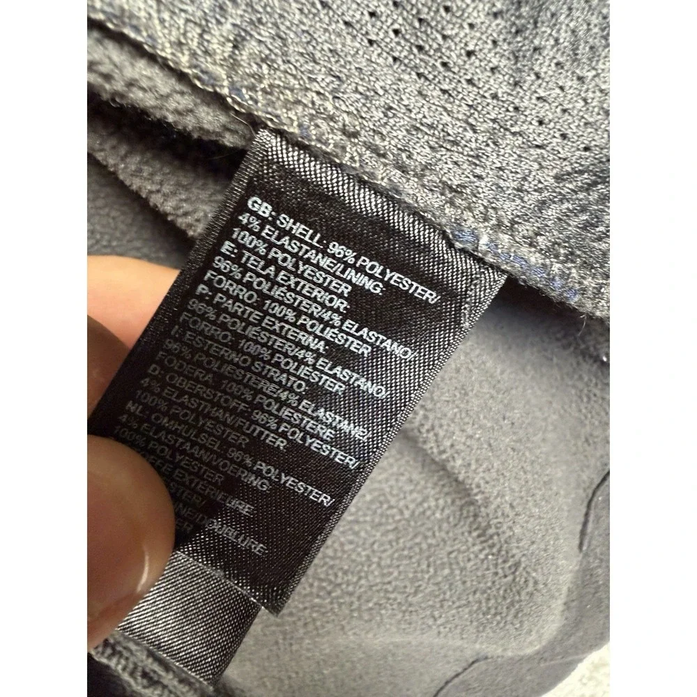 The North Face Apex Bionic Jacket Mens Large Navy Blue Softshell Fleece AMVY